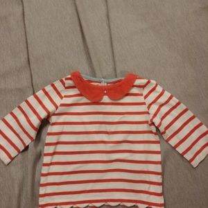 Girls Mini Boden Long Sleeve Top